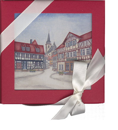 Oberursel, Malerblick<br />
Aquarell von Petra Fritsche